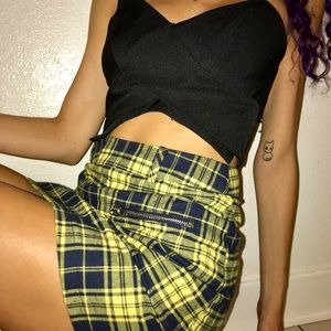 Perfect plaid mini skirt by LF